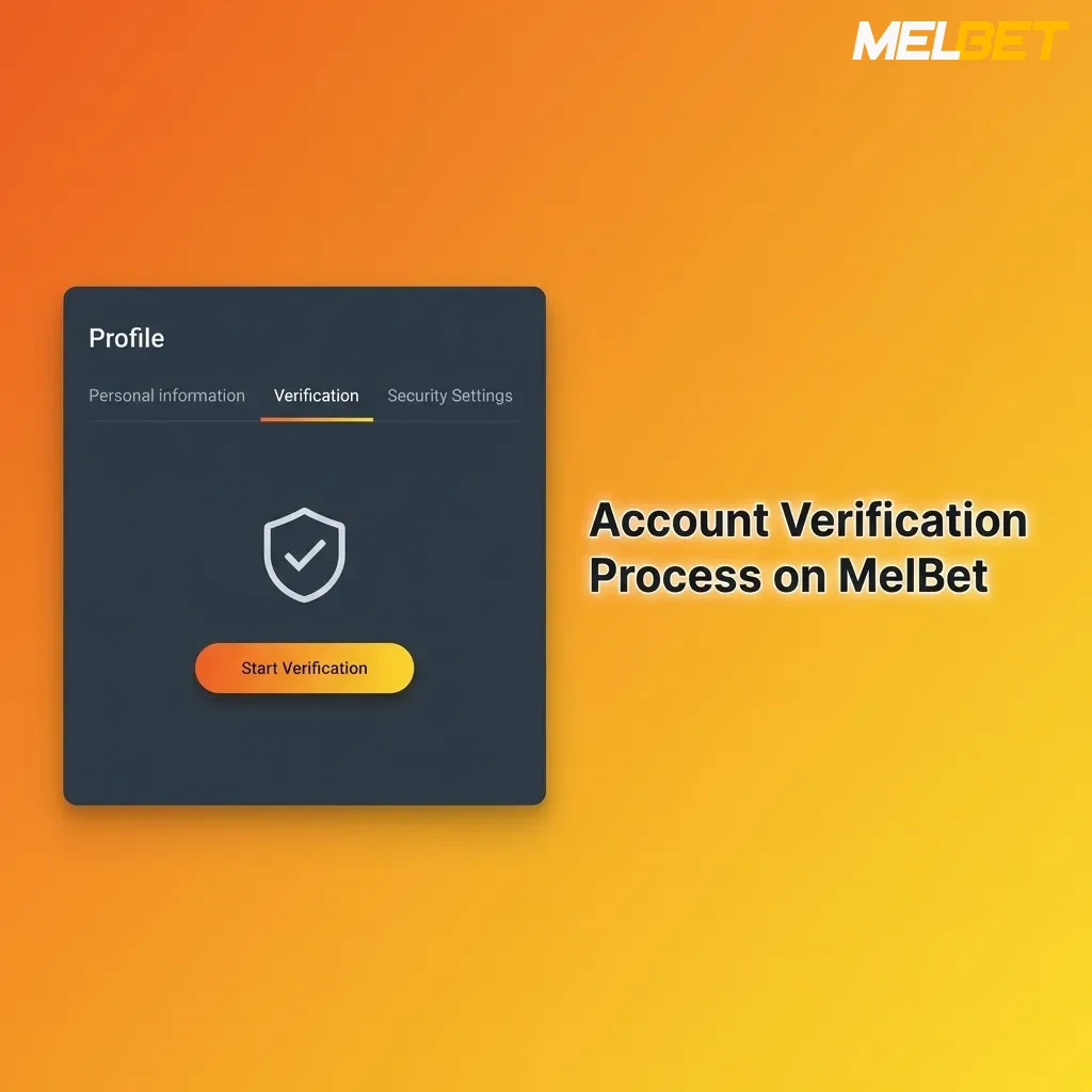 MelBet account verification steps showing ID upload, address proof, and selfie requirements for Indian players