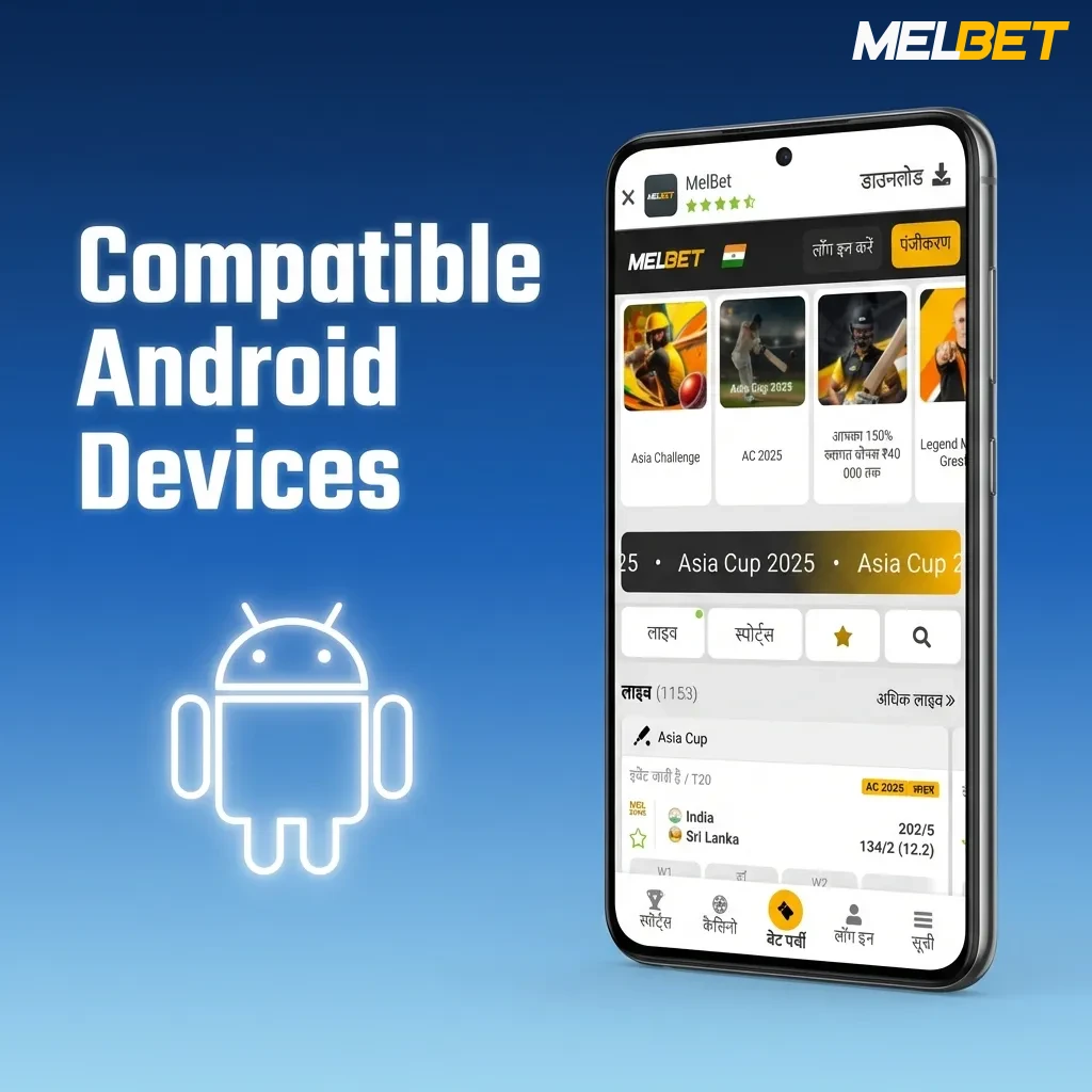 List of compatible Android smartphone models including Samsung, Xiaomi, Realme, Oppo, Vivo, OnePlus, Motorola, and Google Pixel