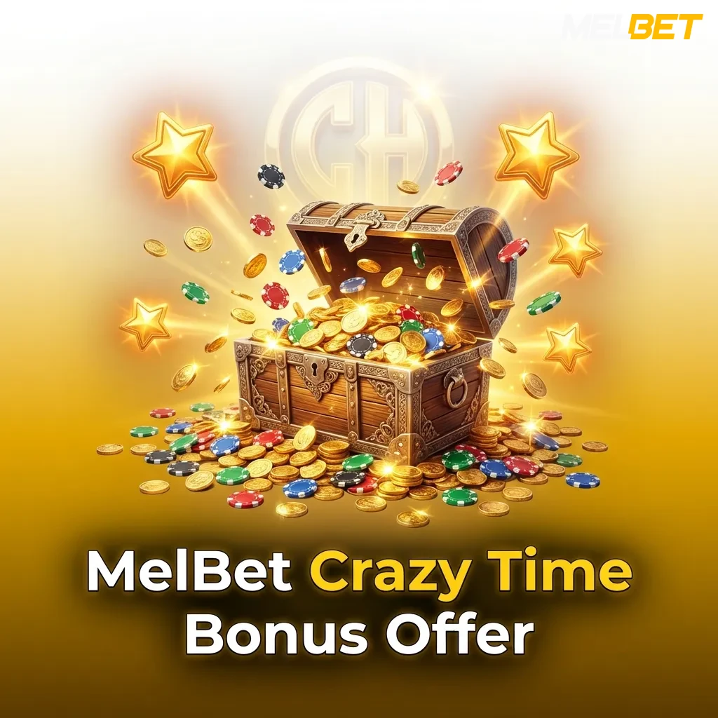 MelBet Crazy Time bonus offers: 450% casino welcome up to ৳212,000 plus 250 free spins for new players