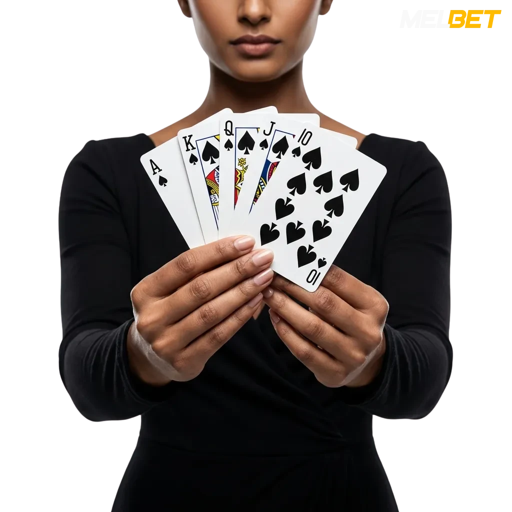 MelBet India casino and sports betting platform showing live games, slots, and multiple payment options including UPI and PayTM