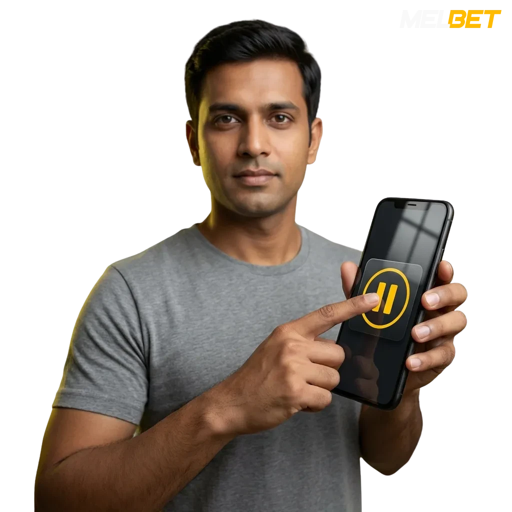 MelBet responsible gaming tools including deposit limits, self-exclusion, and reality checks for safe betting in India