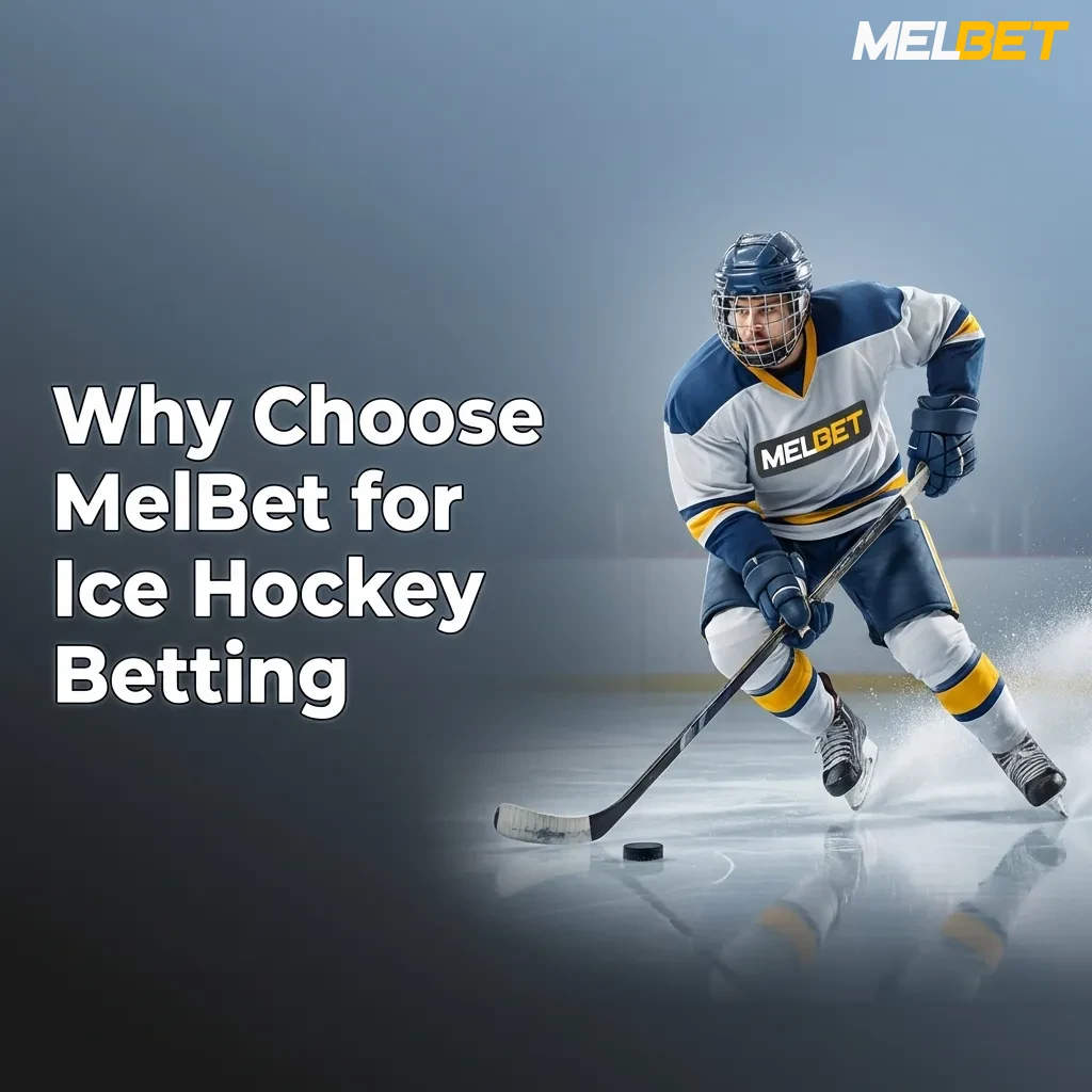 MelBet ice hockey betting platform showing live odds, statistics, and multiview options for NHL and international leagues