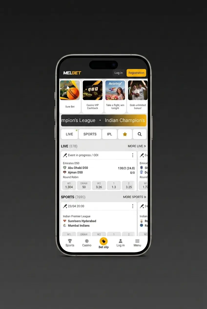 Melbet app registration steps on Android or iOS for Bangladesh players aged 18 and over in BDT currency