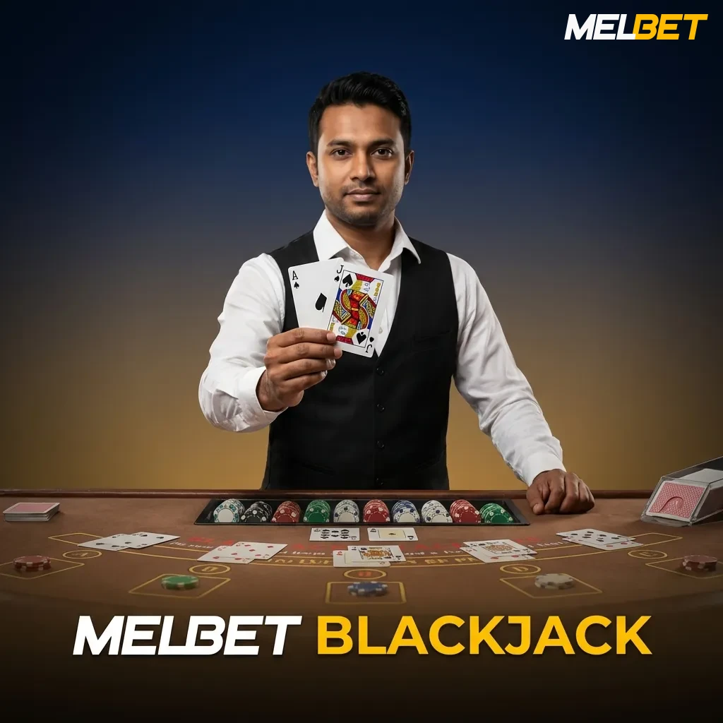 Live blackjack table with cards and chips, featuring strategic gameplay options for Bangladesh players