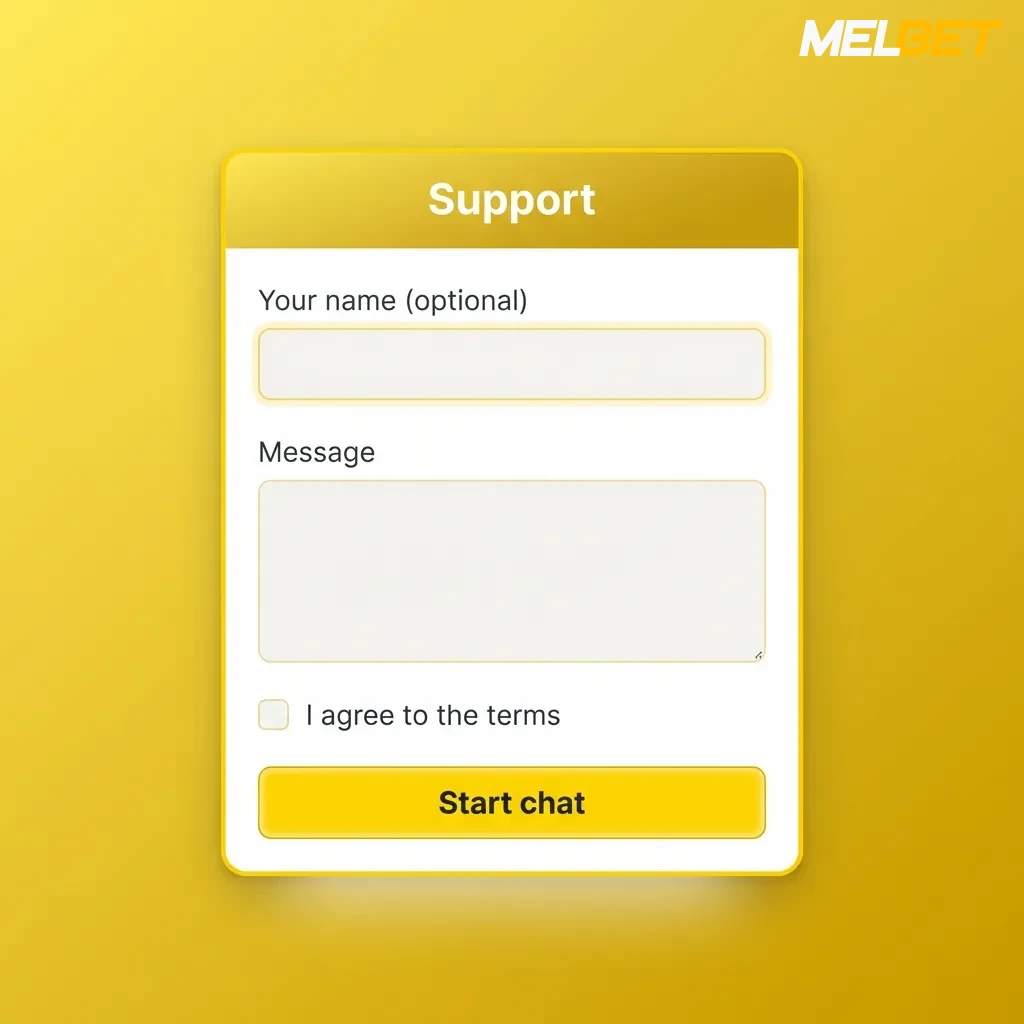 MelBet customer support options including 24/7 live chat, email, phone hotline, and Telegram for Bangladesh players