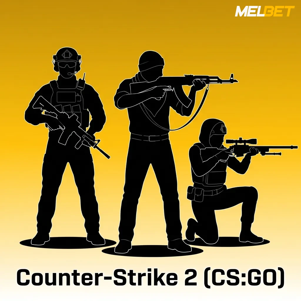 Competitive Counter-Strike 2 gameplay showing terrorists vs counter-terrorists in tactical round-based combat action.