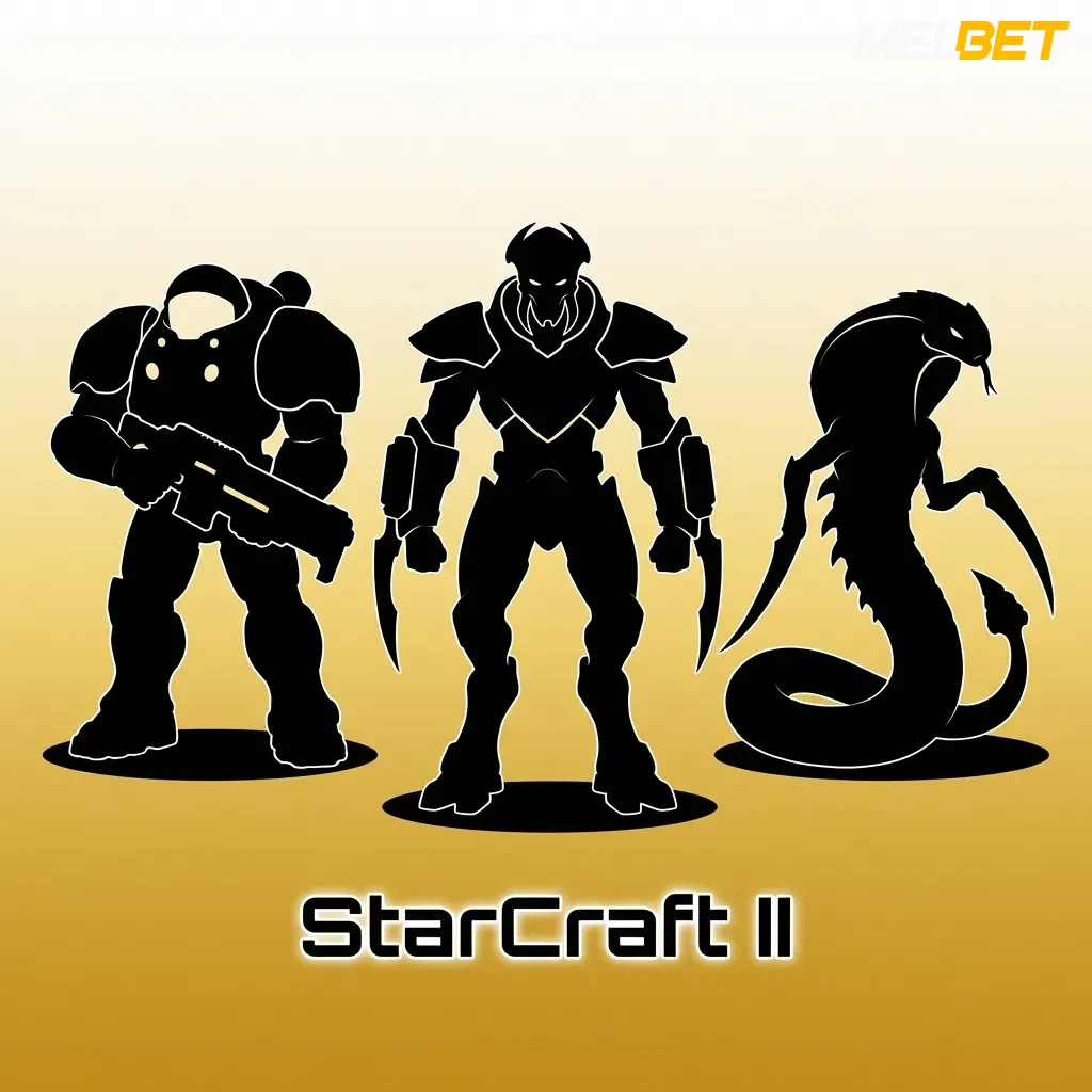 Players commanding armies in StarCraft II competitive match with base-building and resource management gameplay