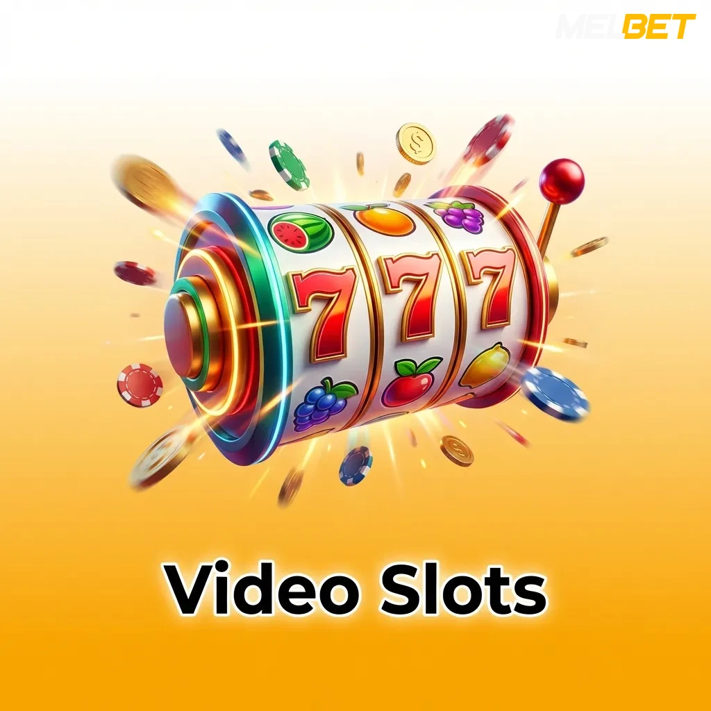 Video slot machines displaying colorful reels with bonus features and themed graphics from popular casino games