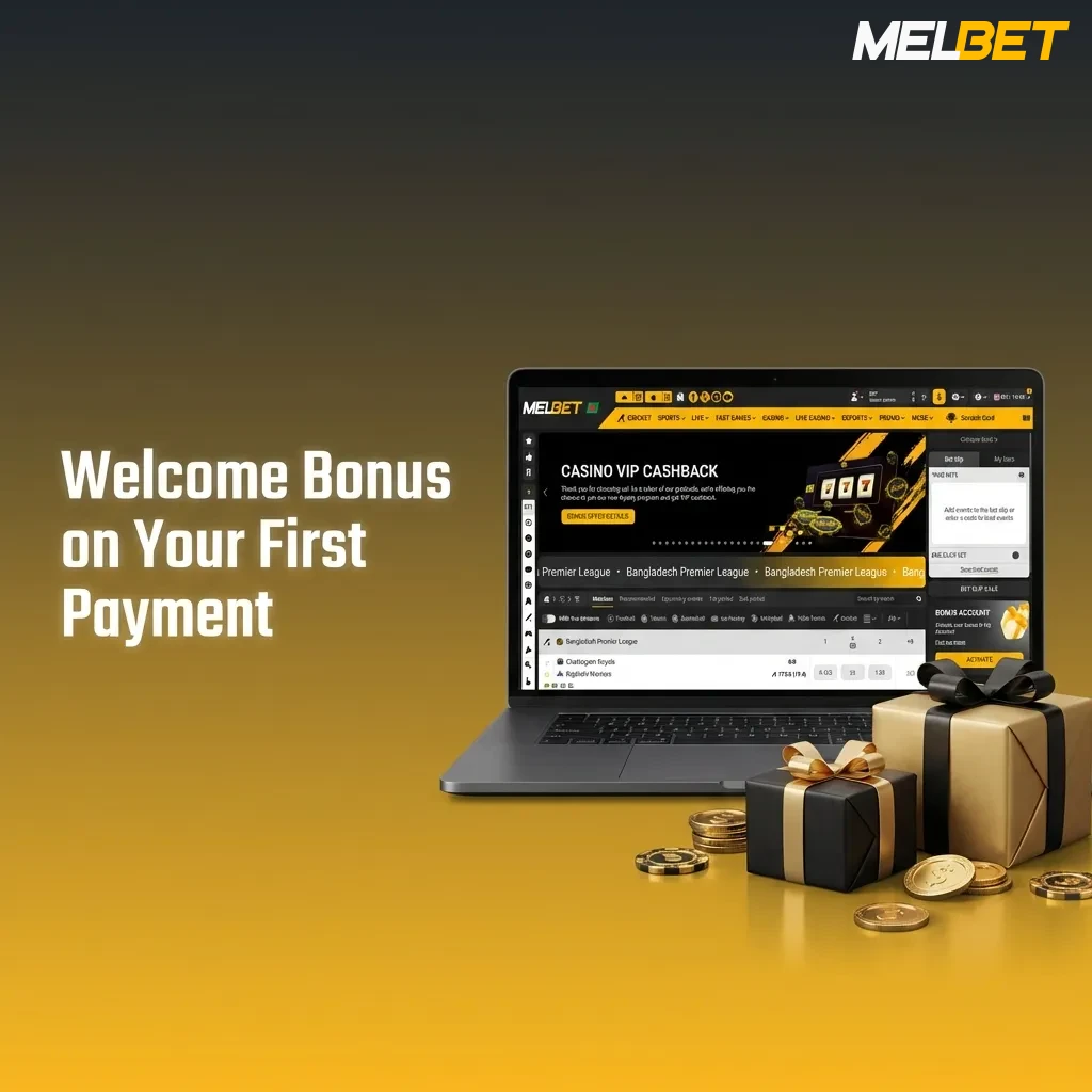 New players get 450% bonus up to 315,000 BDT plus 250 free spins on first deposit for casino or sports betting.