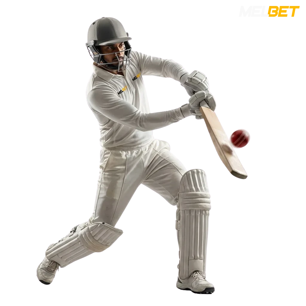 Cricket betting on MelBet with 450% welcome bonus, live odds, and mobile app for fans in Bangladesh