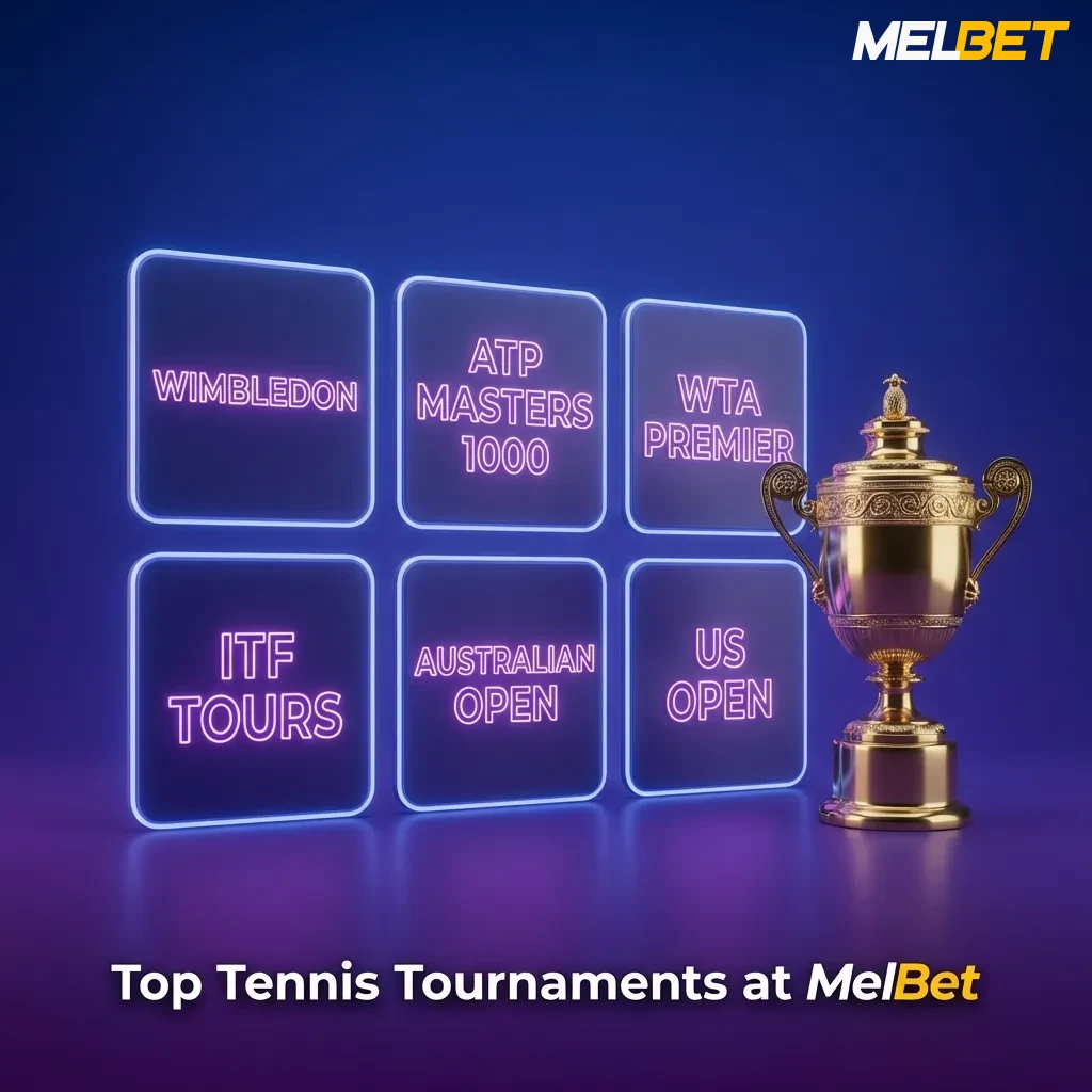 Tennis racket and ball on court representing major tournaments like Grand Slams and ATP Masters available for betting