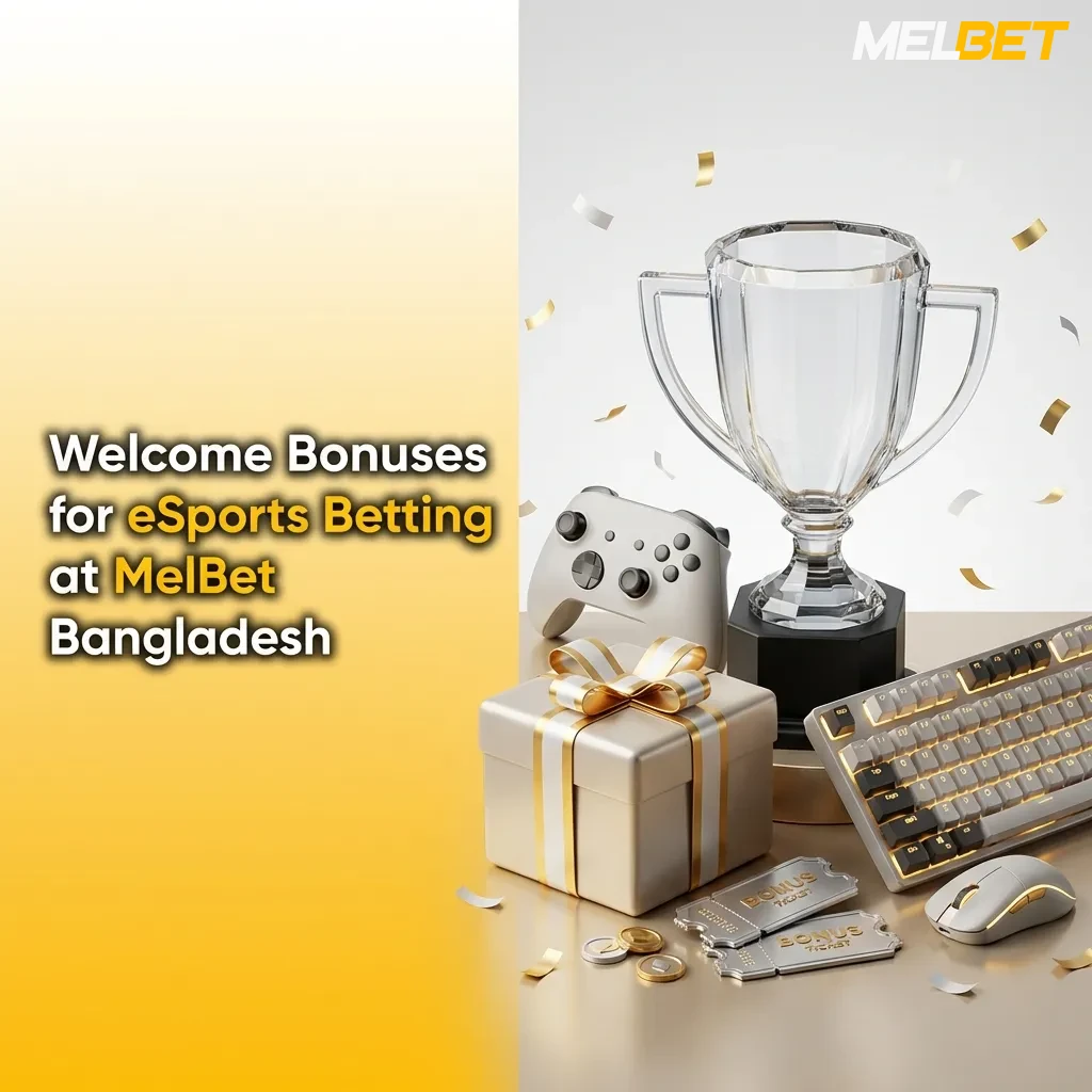 MelBet Bangladesh esports betting welcome bonus of 450% up to 315,000 BDT plus 250 free spins for new users
