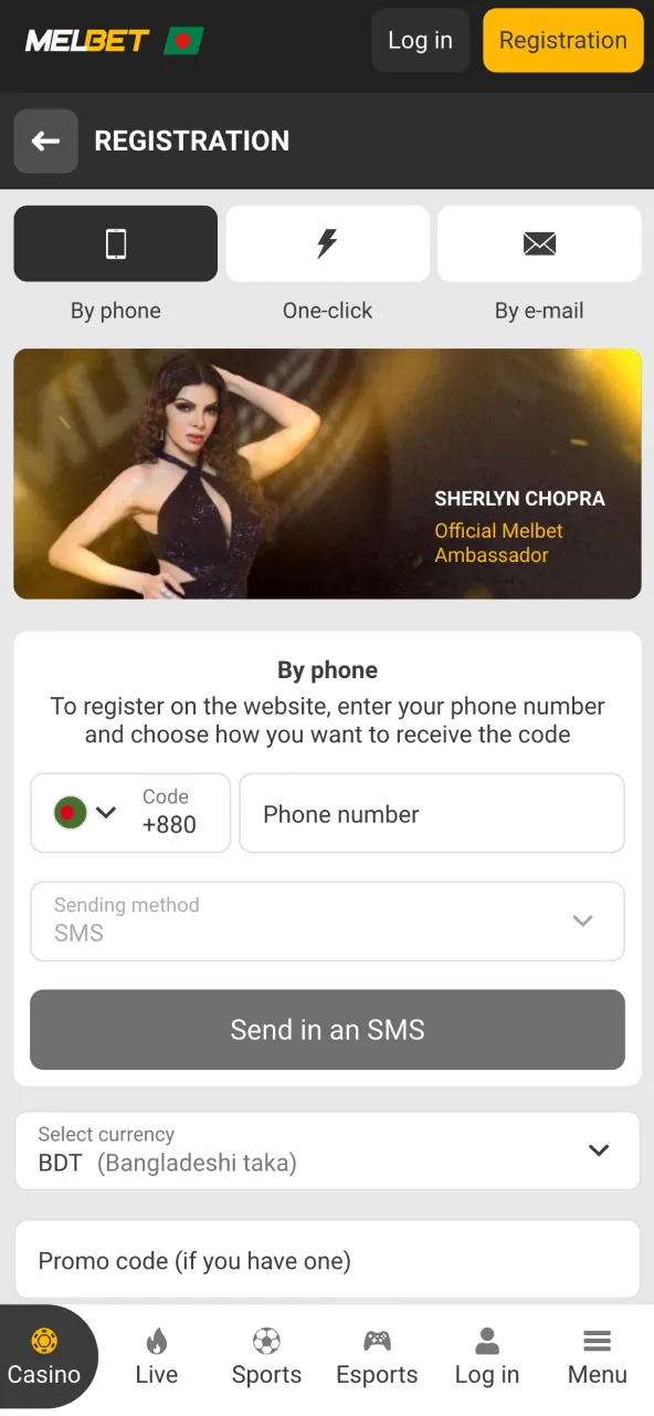 Melbet account creation guide with registration, phone, email and currency setup.